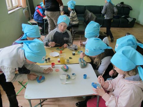 Изготовление поделки.