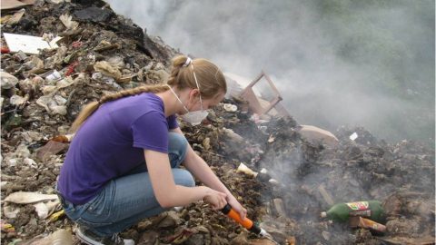 исследование состава воздуха на свалке